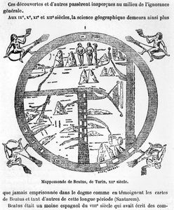Beato de Turín mappamundi